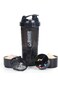 SYOSI Protein Shaker Bottle 16oz with Leak Proof Design, Non-Slip Grip Sports Water Bottle for Fitn