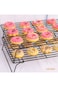 CHEFMADE Baking and Cooling Rack Set, 13.5-Inch Non-Stick Stackable Collapsible Rectangle Wire Rack