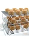 CHEFMADE Baking and Cooling Rack Set, 13.5-Inch Non-Stick Stackable Collapsible Rectangle Wire Rack