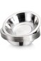Azonee Small Stainless Steel Bowls 6 Pack, Wide Stainless Steel Flat Rim Flat Base Mixing Bowl, 6 1