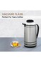 DOMEA Stainless Steel Vacuum Drink Flask, Heat Insulated Thermos, Leak Proof, For Tea, Coffee &amp; Wat