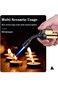 FOJI Butane Torch Lighter Flexible Rotating Neck Mini Refillable Blow Jet Flamethrower Lighters for