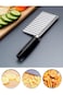 koofull Crinkle Cutter Knife Stainless Steel Cutting Tool for Potato Carrot Chip Vegetable French F