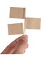KASTWAVE Toothpick Flags, 200 Pcs Kraft Checkered Toothpick Flags Brown Mini Food Labels Flags for