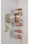 Silver 4 Piece Spice Jars