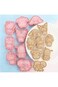 Cartoon Cookie Cutter Set for Kids,8 Piece Toast Stamp