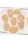 Cartoon Cookie Cutter Set for Kids,8 Piece Toast Stamp