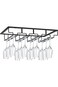 Oasisgalore Wine Glass Rack - Under Cabinet Stemware Wine Glass Holder - Wine Glasses Storage Hange