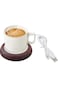 Jsofd Coffee Cup Heater, Cup Heater, Thermostatic Mug Warmer for Desk, Efficient Heats Up Quickly C
