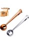 2PCS Coffee Scoop with Bag Clip,Stainless Steel Coffee Measuring Spoon Ground Coffee Sealer for caf