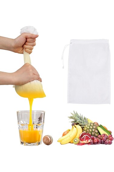 6 Pack Cheese Cloths for Straining Juice,Yogurt Strainer Nut Milk Bag Tea Strainer Mesh