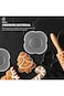 Khazna Egg Tart Molds, 6Pcs Nonstick Pudding Pan Muffin Cups Aluminum Alloy Cake Tartlets Pudding M