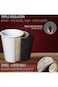 FMZ Pack of 50 8 oz (235 ml) Disposable Coffee Cups With lids, Ripple Paper Cups&ndash; Hot and cold Thic