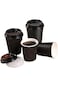 FMZ Pack of 50 8 oz (235 ml) Disposable Coffee Cups With lids, Ripple Paper Cups&ndash; Hot and cold Thic