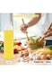MAKINGTEC 4Pack 3 Hole Squeeze Bottles, 23 oz Plastic Condiment Containers for Salad Dressing, Sauc