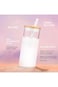Tronco 20oz Glass Tumbler Glass Water Bottle Straw Silicone Protective Sleeve Bamboo Lid - BPA Free