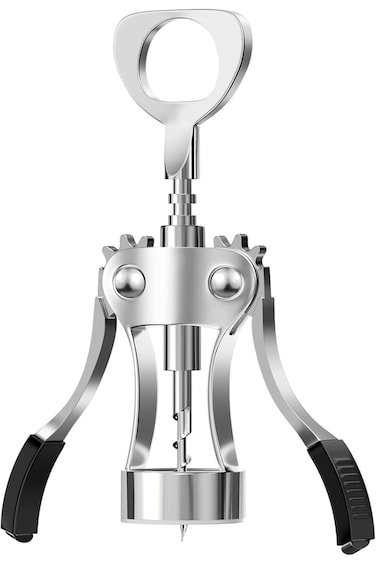 فتاحة زجاجات النبيذ Tazweeq Wing Corkscrew - فتاحة زجاجات النبيذ والبيرة مع قاطع رقائق معدنية وP