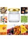 Mini Glass Jars Set - Bulk Pack of 20Small Containers with Lids   1.5 oz Clear Glass Bottles for Ho