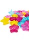 Azonee 24 Pack Reusable Ice Cubes, Colorful Plastic Star Shape Ice Cubes for Drinks, Coffee, Washab