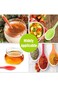 Bukela 4 Pieces Small Multicolored Silicone Spoons Silicone Serving Spoon Stirring Spoon for Kitche