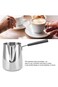 Butter Warmer, Turkish Coffee Pot Milk Warmer Stainless Steel Mini Butter Chocolate Melting Pot wit
