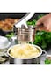 Idrese Stainless Steel Potato Ricer &ndash; Manual Masher for Potatoes, Fruits, Vegetables, Yams, Squash,