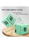 Tazweeq Cube Timer, Kitchen Timer with Gravity Flip Countdown Settings 15-20-30-60 Minutes for Time