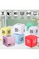 Tazweeq Cube Timer, Kitchen Timer with Gravity Flip Countdown Settings 15-20-30-60 Minutes for Time
