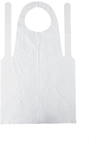 Khazna Apron100 Pcs Disposable Apron Disposable Kitchen Apron, Plastic Aprons, Polythene Aprons Wat