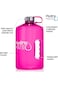 ALCOACH Hydro Reusable MATE Motivational Water Bottle with Time Marker - 128oz (Pink)