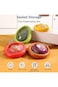 Food Storage Container Set, 4-Piece, Avocado Lemon Tomato Onion Keeper, Reusable Fridge Pods,Fruit