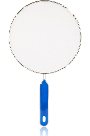 Splatter Screen Splash Guard for Frying Pan, 8Inch Stainless Steel Grease Splatter Guard with Handl