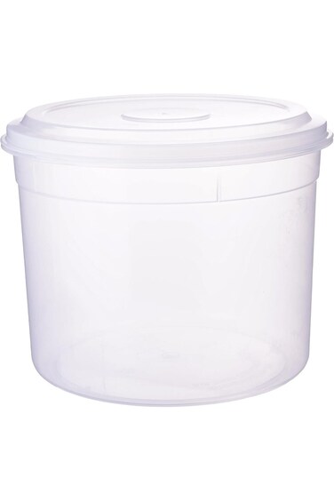 Nakoda Kitchen Queen Food Container Set 5-Pieces, Large, Clear