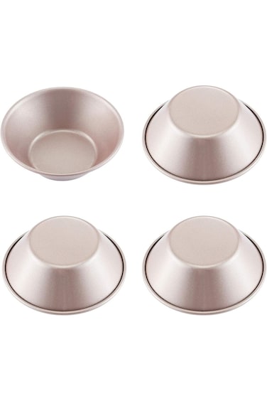 قالب تارت غير لاصق من CHEFMADE WK9197، 3 بوصات (4 قطع)