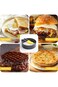 Jemey Egg Ring for Frying Eggs, 4pcs Stainless Steel Nonstick Round Egg Cooking Rings Set with Anti