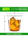 ALMEKAQUZ 2 oz Plastic Shot Glasses Disposable Clear Cups, Pack of 100, PET Disposable Plastic Cups
