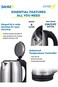 SAHM ELECTRIC KETTLE 1.8L STAINLESS STEEL 1500 W SHM-18KTGD-S