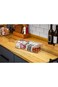 ORGANiZERS Food Storage Container With Handle - Kitchen Storage Box Divided into 4 with Lid Compart