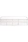 ORGANiZERS Food Storage Container With Handle - Kitchen Storage Box Divided into 4 with Lid Compart