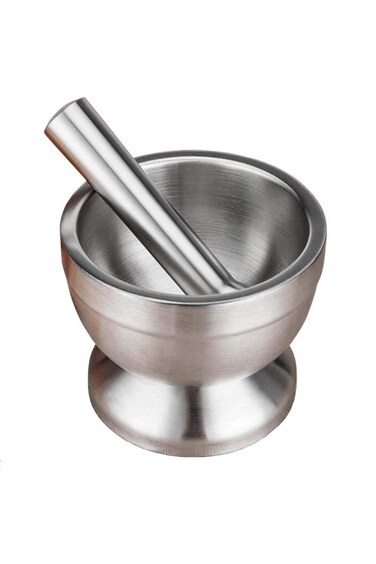 Mortar and Pestle Sets Stainless Steel Food Safe Spice Grinder Bowl