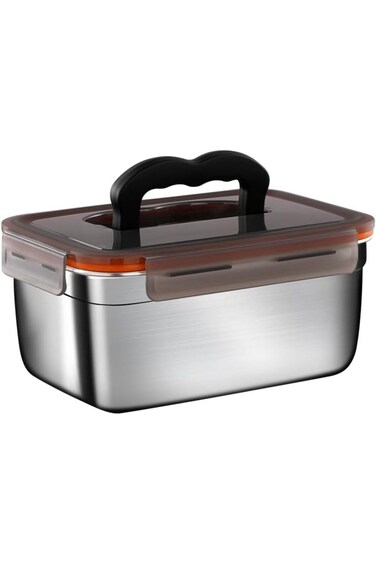 304 Stainless Steel Lunch Box, 2pcs Set,550/1900ml, 304 Insulated Leakproof,Stainless Steel Lunch B