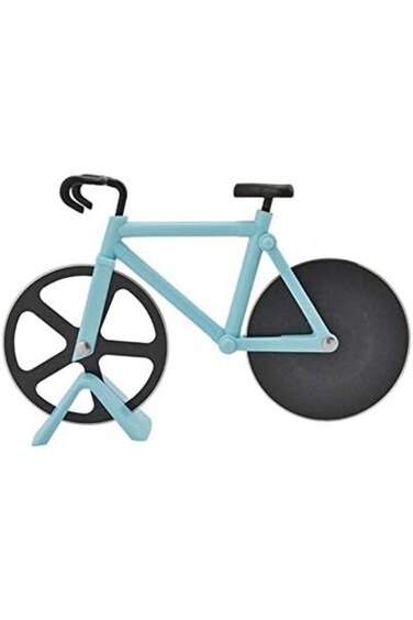 Bicycle Pizza Cutter, Stainless Steel Wheel Super Sharp and Easy To Clean Pizza Slicer,
