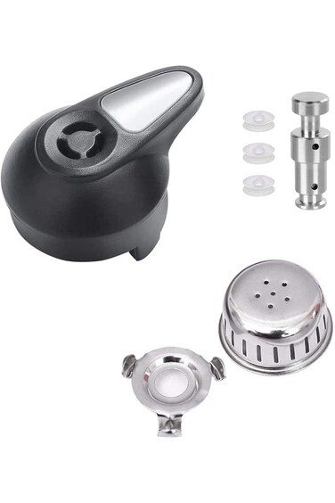 صمام البخار TERRIFI، ملحقات استبدال صمام قدر الضغط، مع 3 أغطية سيليكون لـ I