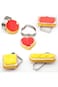 5 Pcs Tart Ring, Perforated Tart Rings for Baking, Stainless Steel Nonstick Round Cake Ring, Metal