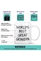 Retreez Funny Mug - World's Best Great Grandpa 11 Oz Ceramic Coffee Mugs - Funny, Motivational, Ins