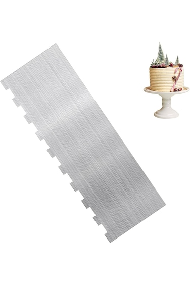 8.6 Inch Stainless Steel Cake Scraper,Cake Smoother Leveler Scraper,Metal Scraper,Icing Smoother fo