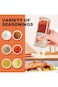 TERRIFI Salt and Pepper Shakers, Precise Quantitative Push Type, Multifunctional Salt Control and S