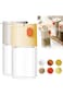 TERRIFI Salt and Pepper Shakers, Precise Quantitative Push Type, Multifunctional Salt Control and S