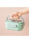 Excefore Bento Lunch Box,Salad Container All-in-One Large 82oz Salad Bowl, Bento-Style Tray for Top