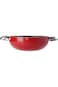 Non Stick Wok Pan By Royalford, Aluminum, Red, 26 CM, RF-324 WP26